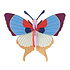 Studio Roof - muurdecoratie - plum fringe butterfly Studio Roof - muurdecoratie - plum fringe butterfly
