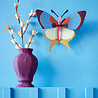 Studio Roof Studio Roof - muurdecoratie - plum fringe butterfly Studio Roof Studio Roof - muurdecoratie - plum fringe butterfly