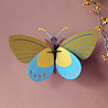 Studio Roof Studio Roof - muurdecoratie - ochre costa butterfly Studio Roof Studio Roof - muurdecoratie - ochre costa butterfly