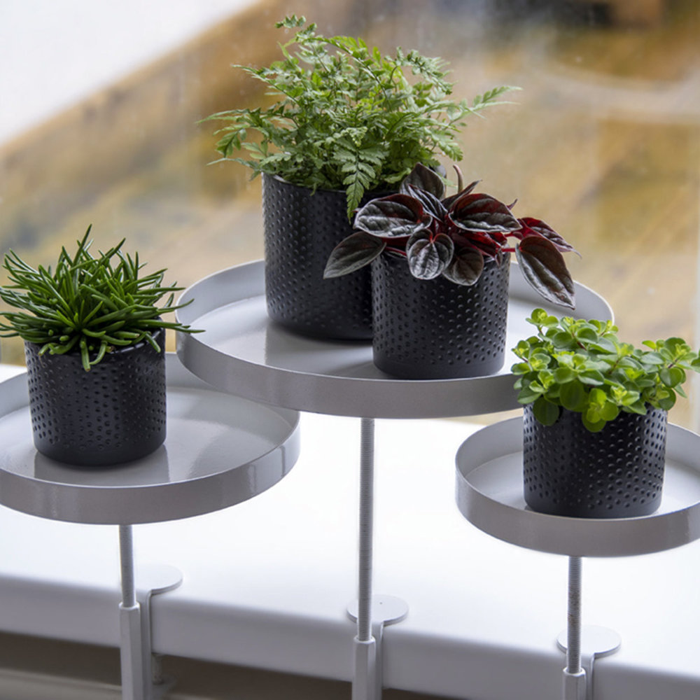 Esschert design Esschert Design - ronde vensterbankklem groot - wit Esschert design Esschert Design - ronde vensterbankklem groot - wit