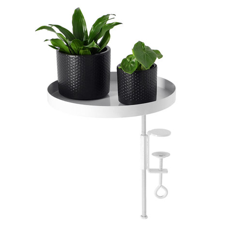 Esschert design Esschert Design - ronde vensterbankklem groot - wit Esschert design Esschert Design - ronde vensterbankklem groot - wit