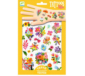 Djeco Djeco - tattoos - aqua flor Djeco Djeco - tattoos - aqua flor