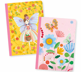 Djeco Djeco - twee notitieboekjes - rose