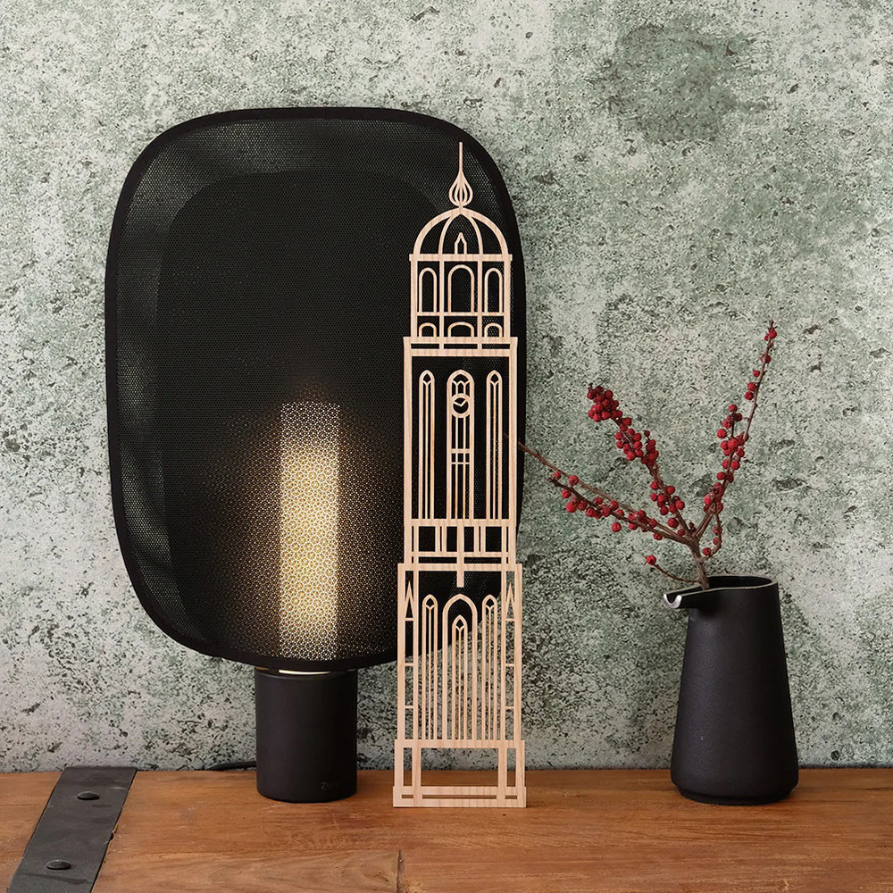 Binthout Binthout - Lebuïnuskerk - groot (50 cm.) blank