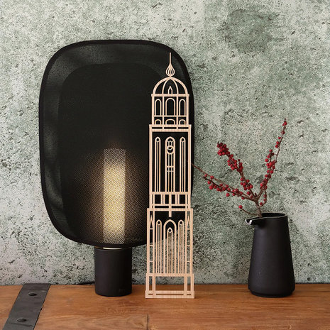 Binthout Binthout - Lebuïnuskerk - groot (50 cm.) blank