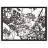 City shapes - city map zwart mdf - Deventer (30 x 40 cm) City shapes - city map zwart mdf - Deventer (30 x 40 cm)
