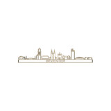 City shapes City shapes - skyline 90 cm - Deventer - populieren City shapes City shapes - skyline 90 cm - Deventer - populieren