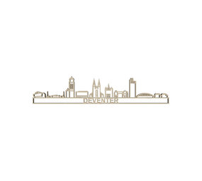 City shapes City shapes - skyline 90 cm - Deventer - populieren