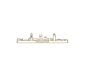 City shapes City shapes - skyline 90 cm - Deventer - populieren City shapes City shapes - skyline 90 cm - Deventer - populieren