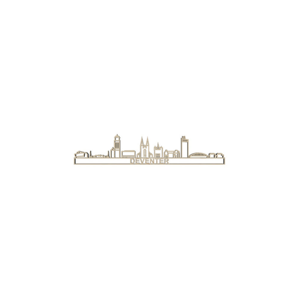 City shapes City shapes - skyline 60 cm - Deventer - populieren City shapes City shapes - skyline 60 cm - Deventer - populieren