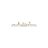 City shapes - skyline 60 cm - Deventer - populieren City shapes - skyline 60 cm - Deventer - populieren