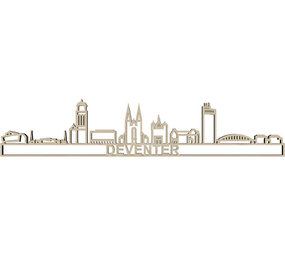 City shapes City shapes - skyline 130 cm - Deventer - populieren