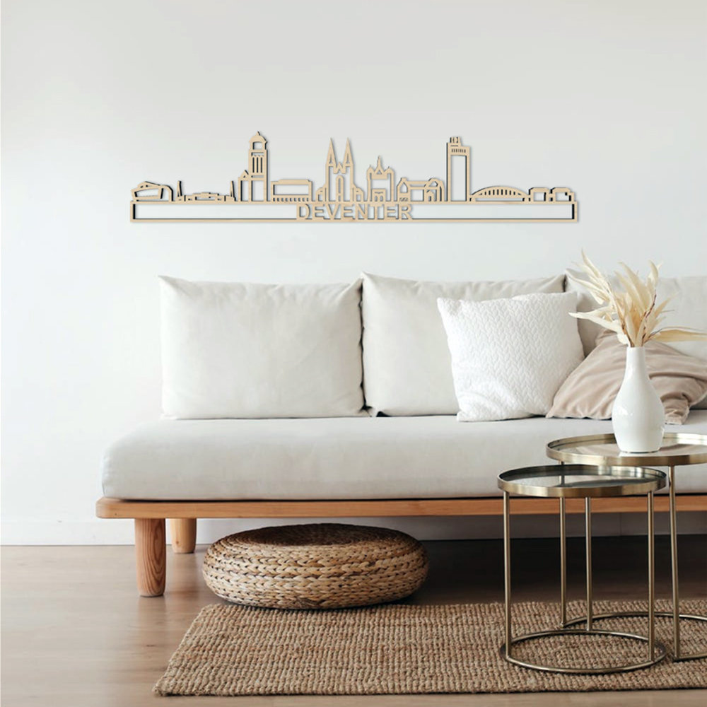 City shapes City shapes - skyline 130 cm - Deventer - populieren City shapes City shapes - skyline 130 cm - Deventer - populieren