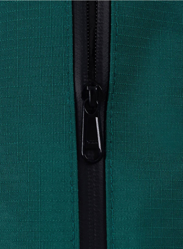 Susan Bijl Susan Bijl - the new bum bag small - donkergroen & grijs Susan Bijl Susan Bijl - the new bum bag small - donkergroen & grijs