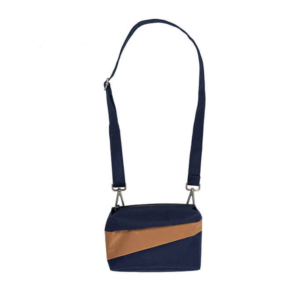 Susan Bijl Susan Bijl - the new bum bag small - donkerblauw & bruin