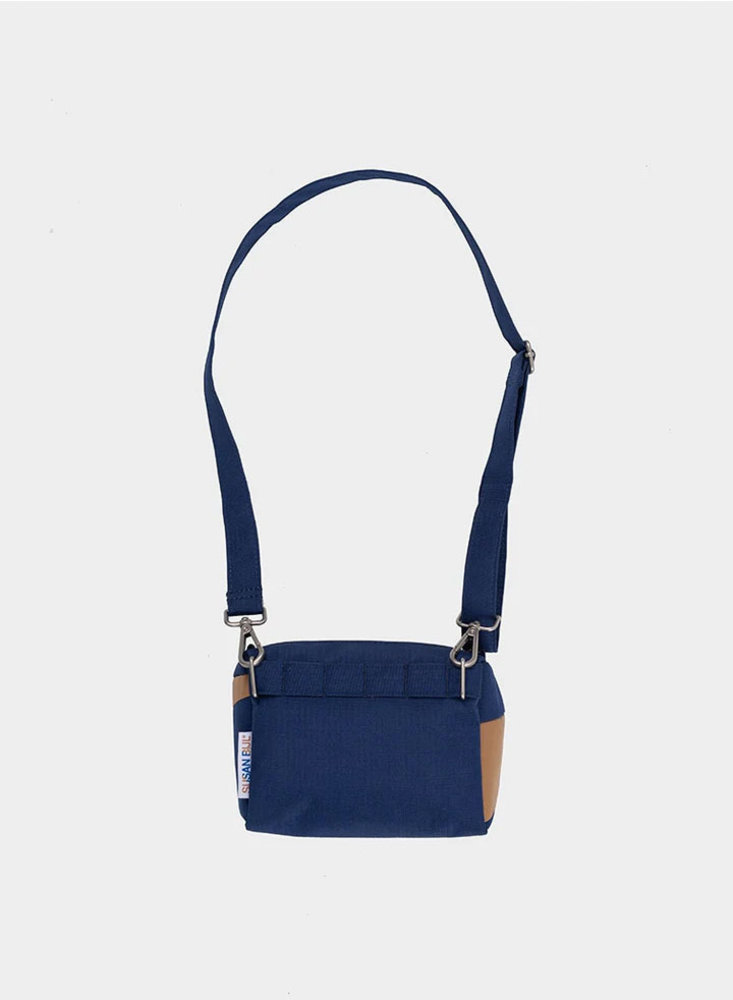 Susan Bijl Susan Bijl - the new bum bag small - donkerblauw & bruin