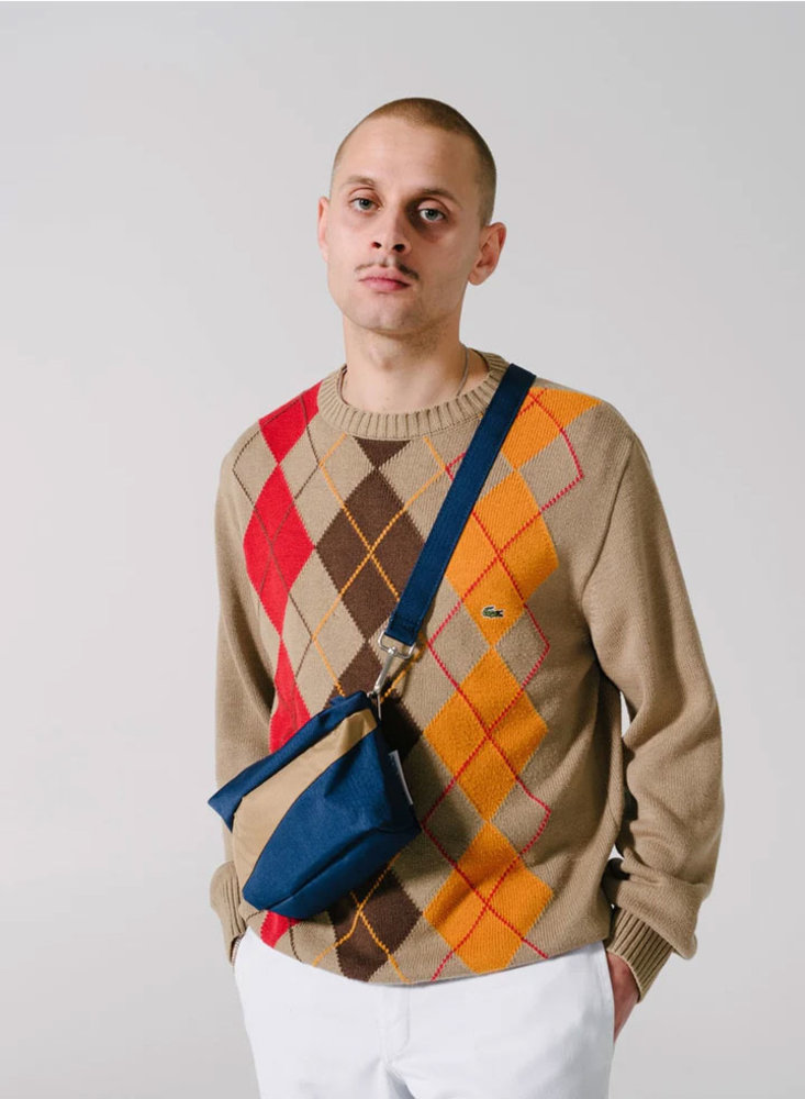 Susan Bijl Susan Bijl - the new bum bag small - donkerblauw & bruin