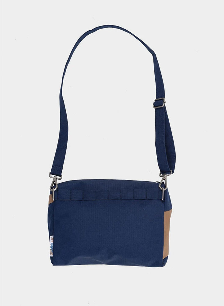 Susan Bijl Susan Bijl - the new bum bag medium -  blauw & bruin