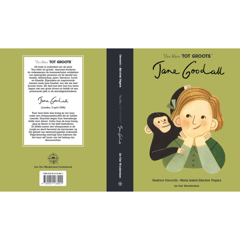 De vier windstreken De vier windstreken - Little people, big dreams - jane goodall De vier windstreken De vier windstreken - Little people, big dreams - jane goodall