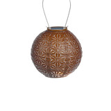 Lumiz Lumiz - solar lantaarn - round 20 sashiko - copper Lumiz Lumiz - solar lantaarn - round 20 sashiko - copper