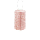 Lumiz Lumiz - solar lantaarn - cylinder 18 paisley - pink Lumiz Lumiz - solar lantaarn - cylinder 18 paisley - pink
