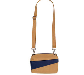 Susan Bijl Susan Bijl - the new bum bag small - camel & navy
