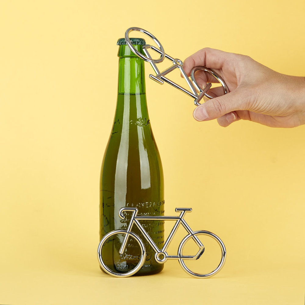 Balvi Balvi - flesopener - tourmalet - fiets zilver Balvi Balvi - flesopener - tourmalet - fiets zilver