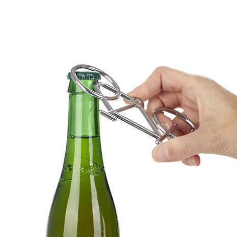 Balvi Balvi - flesopener - tourmalet - fiets zilver Balvi Balvi - flesopener - tourmalet - fiets zilver