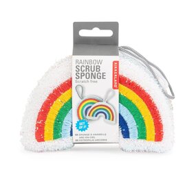Kikkerland Kikkerland - spons - regenboog (set van 2)