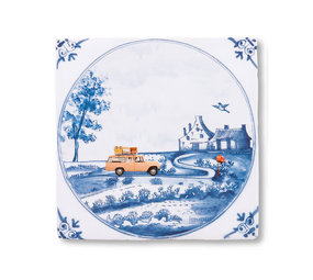 Storytiles Storytiles - tegel small - east west home is best (10x10 cm) Storytiles Storytiles - tegel small - east west home is best (10x10 cm)