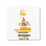 Storytiles Storytiles - tegel small - bookworm (10x10 cm) Storytiles Storytiles - tegel small - bookworm (10x10 cm)