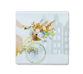 Storytiles Storytiles - tegel small - happiness in a basket (10x10 cm) Storytiles Storytiles - tegel small - happiness in a basket (10x10 cm)