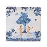 Storytiles Storytiles - tegel small - adam & eve in the garden of eden (10x10 cm) Storytiles Storytiles - tegel small - adam & eve in the garden of eden (10x10 cm)