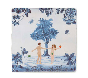 Storytiles Storytiles - tegel small - adam & eve in the garden of eden (10x10 cm)