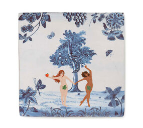 Storytiles Storytiles - tegel small - eve & eve in the garden of eden (10x10 cm)
