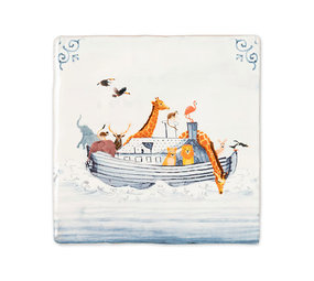Storytiles Storytiles - tegel small - the ark of life (10x10 cm) Storytiles Storytiles - tegel small - the ark of life (10x10 cm)