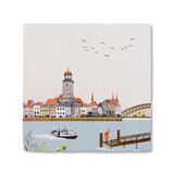 Storytiles Storytiles - tegel small - zwaaiend naar deventer (10x10 cm)