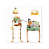 Storytiles - tegel small - chit chatting (10x10 cm) Storytiles - tegel small - chit chatting (10x10 cm)