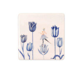 Storytiles Storytiles - tegel magneet - love for tulips (6x6 cm)