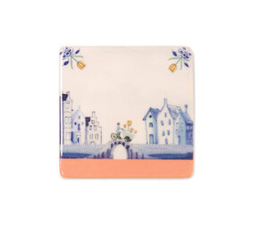 Storytiles Storytiles - tegel magneet - tulips on their way to you (6x6 cm)