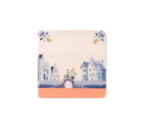Storytiles Storytiles - tegel magneet - tulips on their way to you (6x6 cm) Storytiles Storytiles - tegel magneet - tulips on their way to you (6x6 cm)