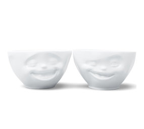 Tassen Tassen - kommen (set van 2, 200 ml) - laughing & winking (set nr. 4) Tassen Tassen - kommen (set van 2, 200 ml) - laughing & winking (set nr. 4)