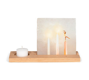 Storytiles Storytiles - houder - tile & candle Storytiles Storytiles - houder - tile & candle