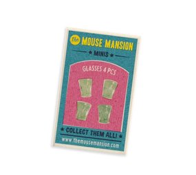 Sam & Julia / Het Muizenhuis Het Muizenhuis - mini’s - waterglasses (4 pieces) Sam & Julia / Het Muizenhuis Het Muizenhuis - mini’s - waterglasses (4 pieces)