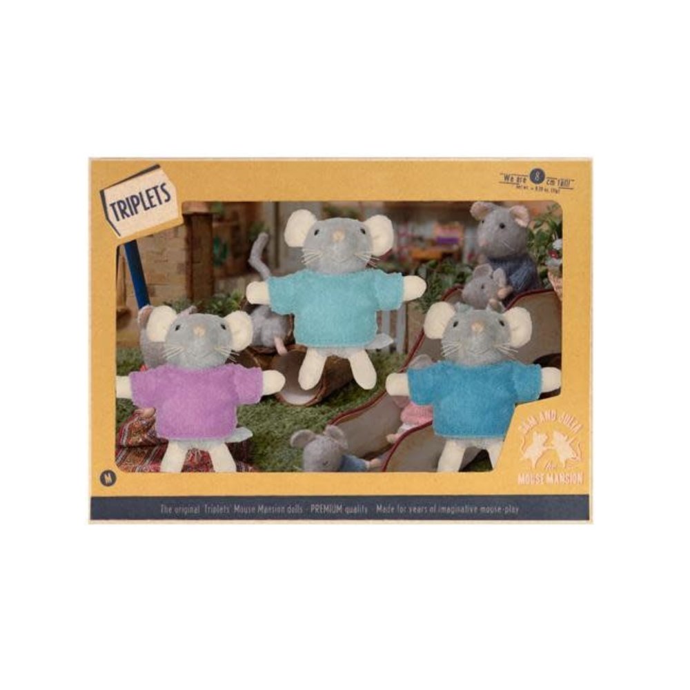 Sam & Julia / Het Muizenhuis Het Muizenhuis - knuffel - drieling Sam & Julia / Het Muizenhuis Het Muizenhuis - knuffel - drieling