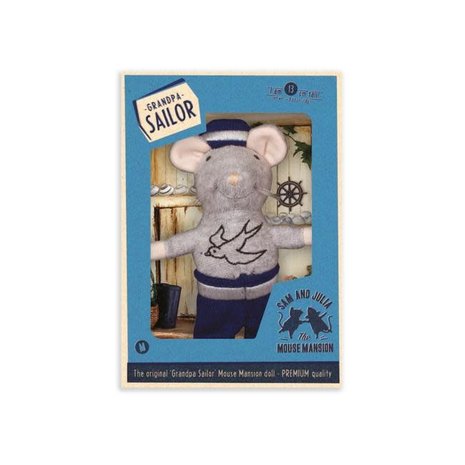 Sam & Julia / Het Muizenhuis Het Muizenhuis - knuffel - opa zeeman Sam & Julia / Het Muizenhuis Het Muizenhuis - knuffel - opa zeeman