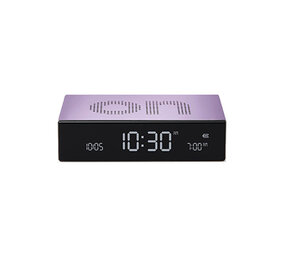 Lexon Lexon - flip premium wekker - alu light lilac