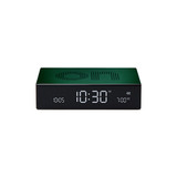 Lexon Lexon - flip premium wekker - alu dark green Lexon Lexon - flip premium wekker - alu dark green