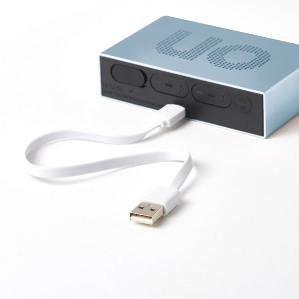 Lexon Lexon - flip premium wekker - alu lichtblauw Lexon Lexon - flip premium wekker - alu lichtblauw