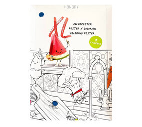 HÖNGRY Höngry - XL kleurplaat - mimi